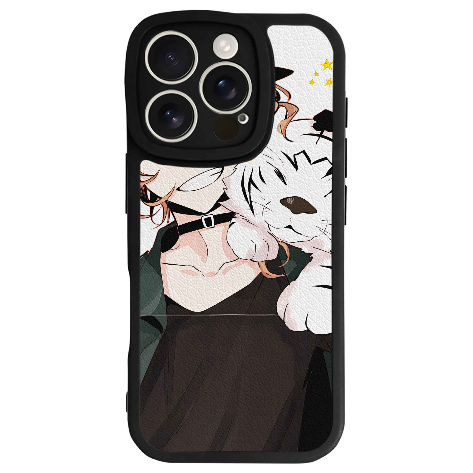 （画像用） 文豪ストレイドッグス Bungo Stray Dogs 【iPhone 16シリーズ対応】シリコンスマホケース（レザー調） 材質：シリコン